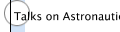 Talks on Astronautics